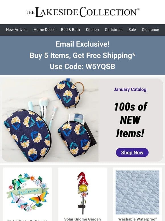 Email Exclusive Offer For You! Buy 5- Get FREE Shipping!