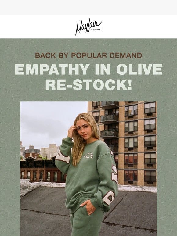 Empathy in Olive is BACK!!