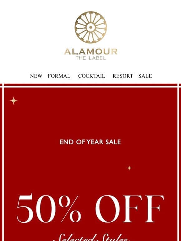 End Of Year Sale   50% OFF