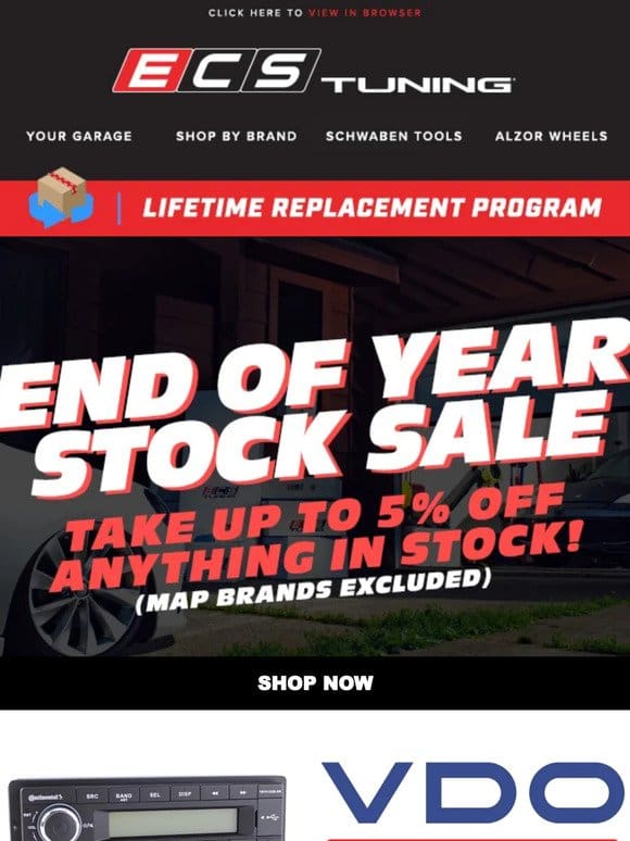 End Of Year Stock Sale – Save Even More On Select In Stock Items