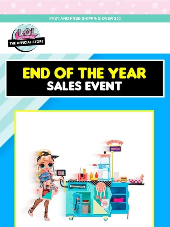 End of the Year Sale. Save on Play Sets!