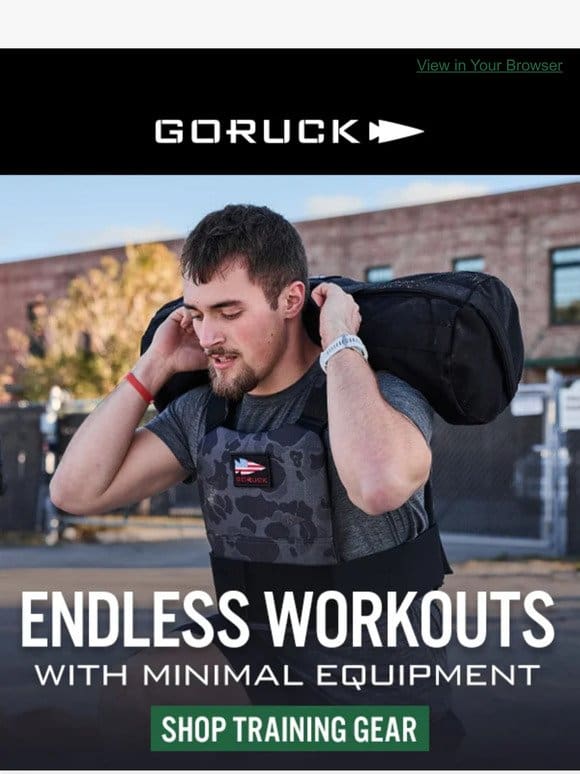 Endless Workouts with Minimal Equipment