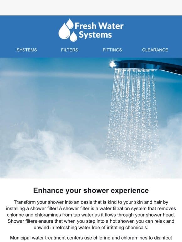 Enhance your shower experience.