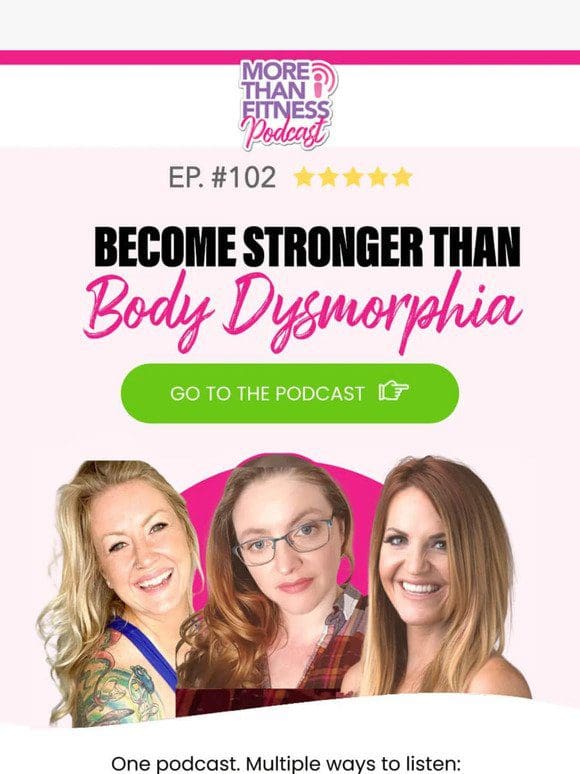 Ep. 102: Become Stronger Than Body Dysmorphia
