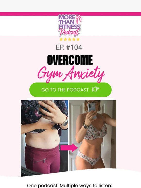 Ep. 104: Overcome Gym Anxiety
