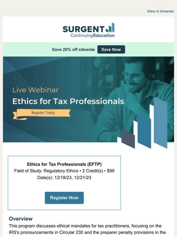 Ethics for tax professionals