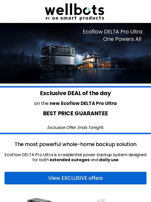 Exclusive deal ONLY TODAY on the Ecoflow DELTA Pro Ultra