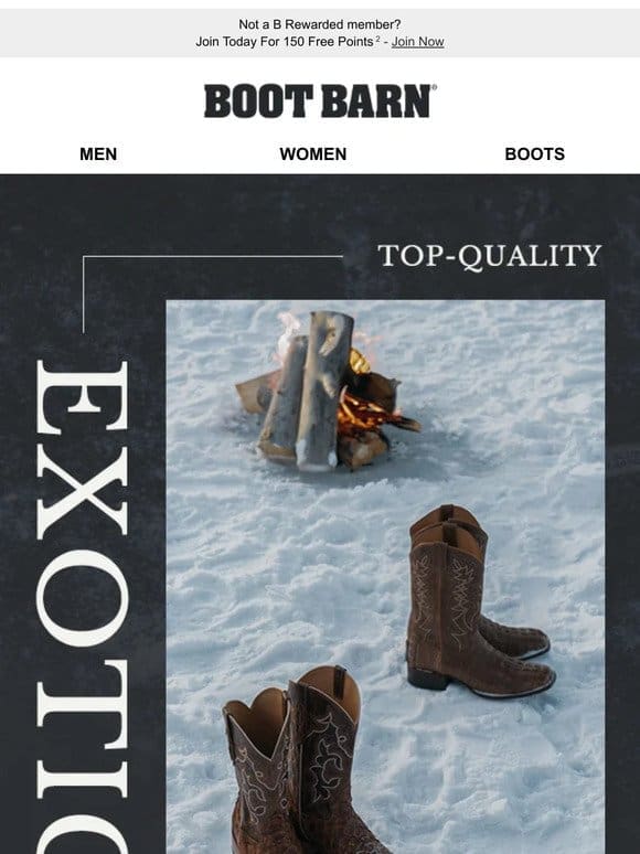 Exotic Boots Made to Last