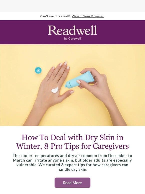Expert guidance: 8 tips for caregivers dealing with dry winter skin