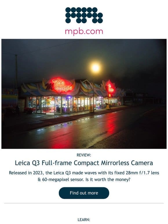 Explore the Leica Q3 Mirrorless Camera Review