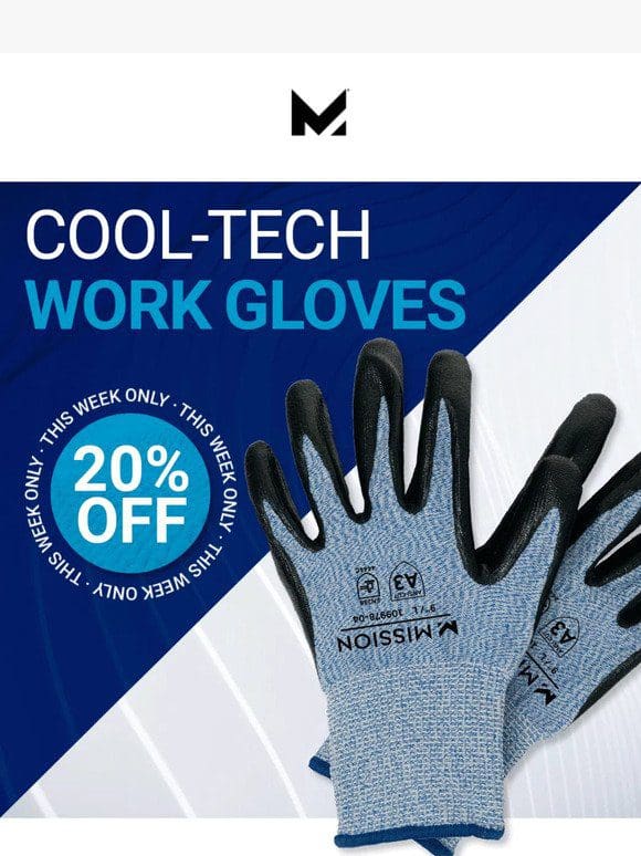 FEATURED ITEM: Cool-Tech Work Gloves