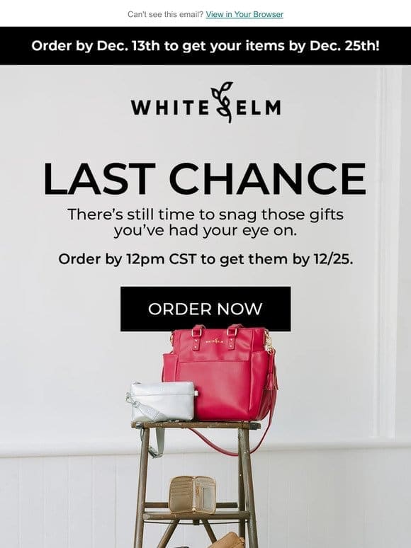 FINAL CALL: Get your gifts in time