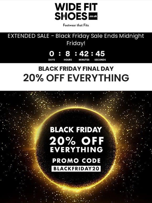 FINAL DAY – Your Exclusive OFFER – 20% OFF