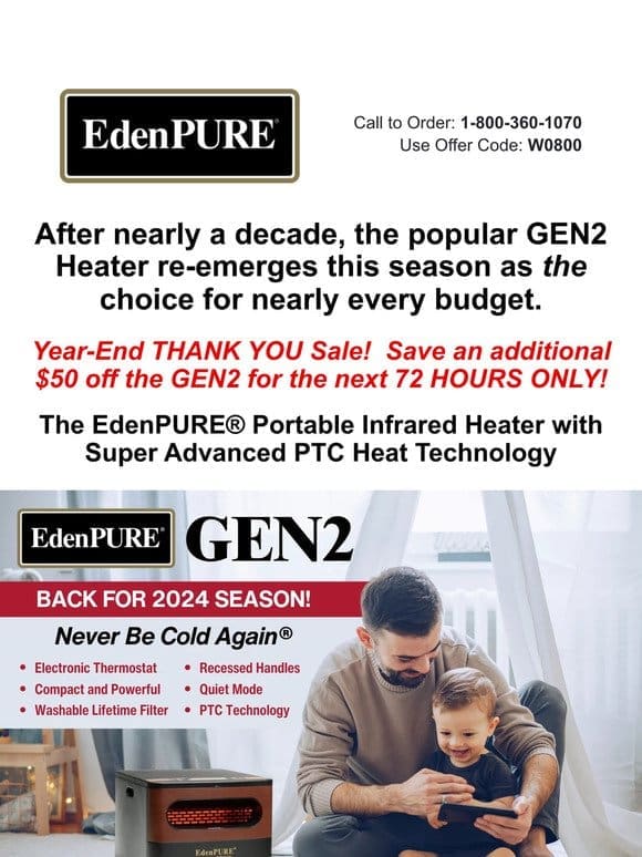 FINAL NOTICE – GEN2 Lowest Price Offer!