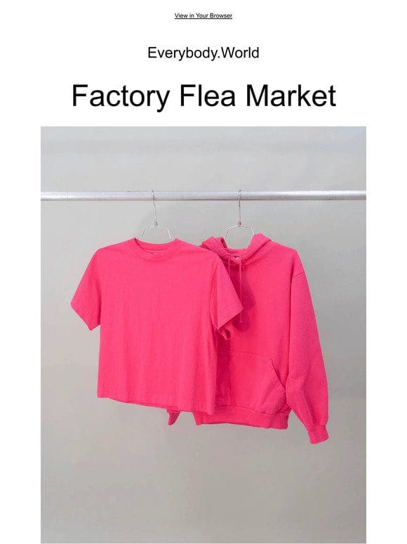 FINAL RESTOCK: Factory Flea Market