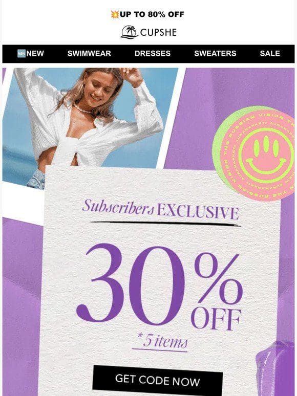 FLASH SALE: 30% OFF SITEWIDE