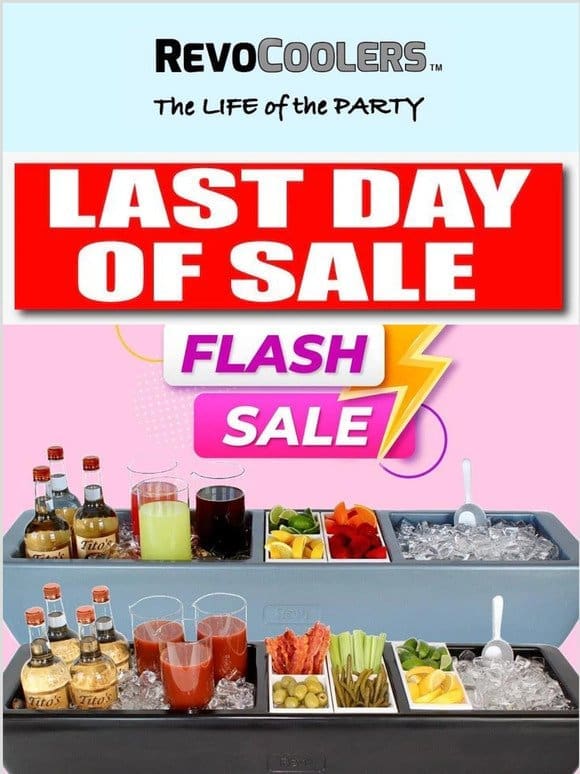 FLASH SALE – Ends Today!