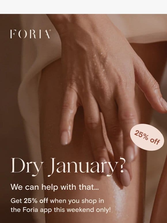 FLASH SALE: Not-So-Dry January