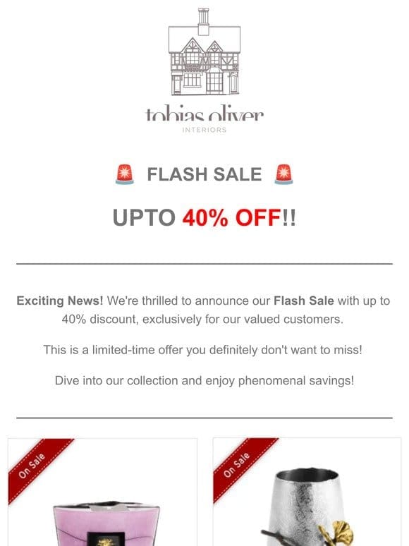 FLASH SALE   UP TO 40% NOW!!!