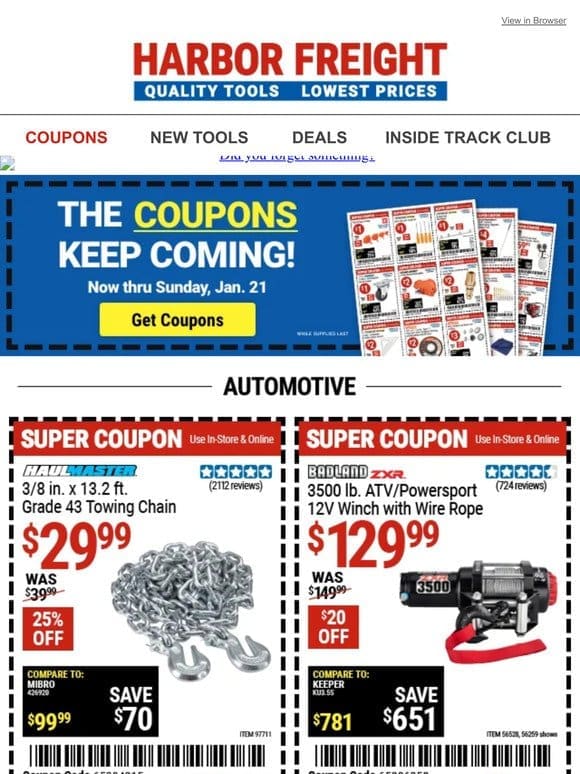 FORECAST: HEAVY SAVINGS! NEW COUPONS & DEALS ARE HERE!