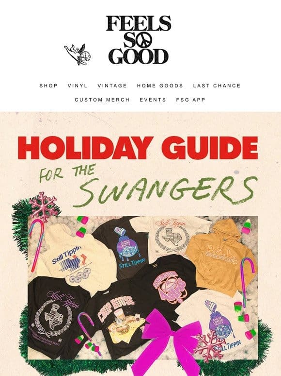 FSG Holiday Gift Guide For The Swangers and Jammers