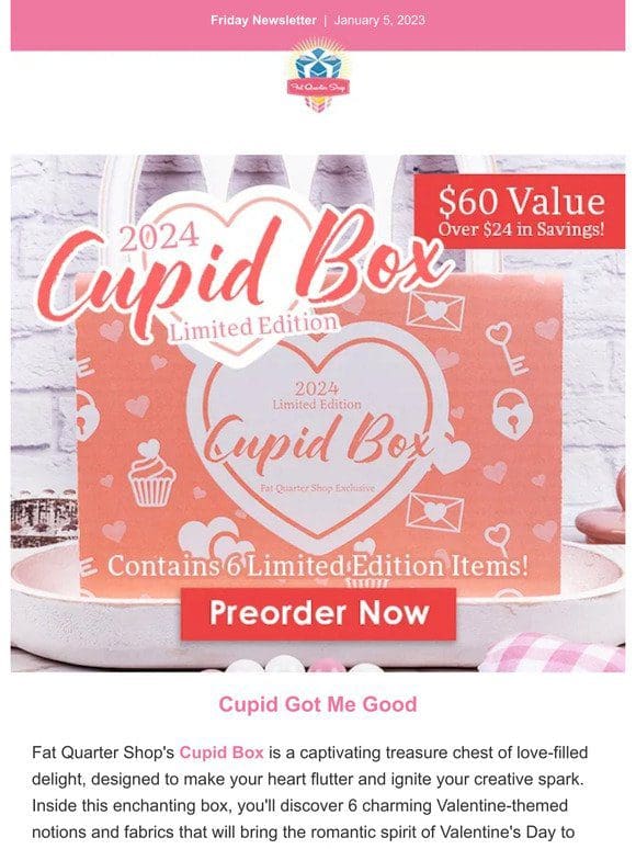 Fall in love with the 2024 Cupid Box