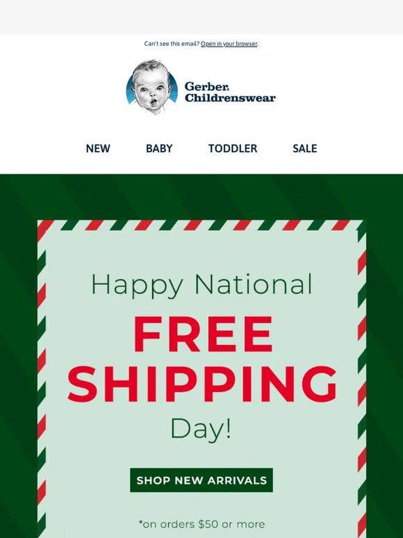 Fast， Free Shipping Today Only