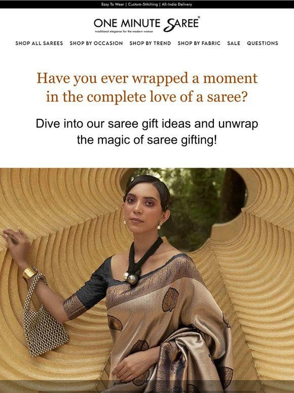 Festive Drapes: Saree Gift Ideas for the Holiday Season