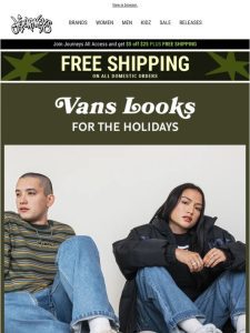 Festive Fits from Vans