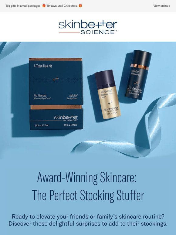 Fill Your Holiday Stockings with Skincare!
