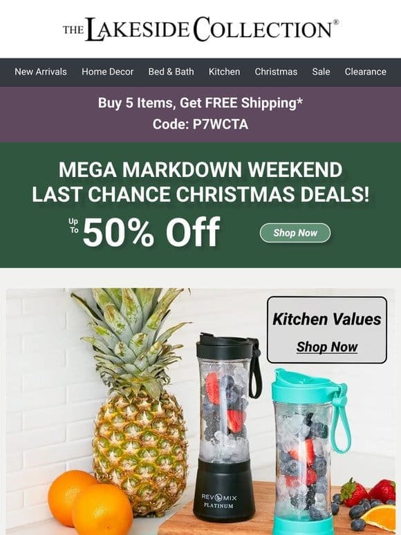 Final Day: Save MEGA With 50% Off!