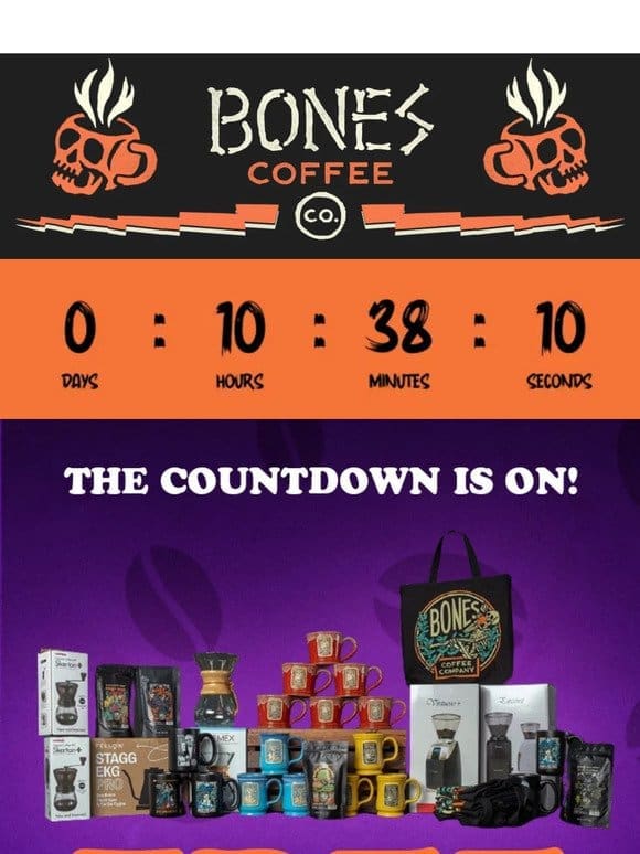 Final Hours for FREE Bones! ⌛☕
