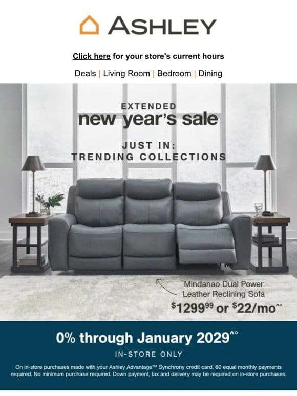 Find Your Perfect Look! Open Now for Trending Furniture.