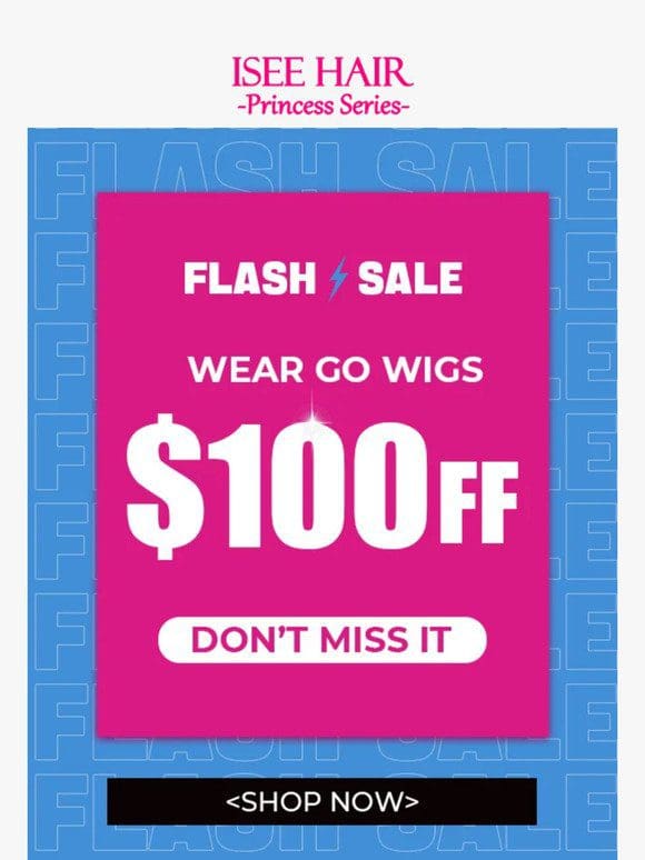 Fine， $100 Price Drop Wear Go Wigs!