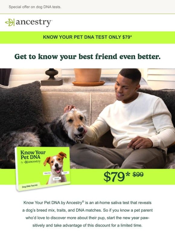 Flash Sale: Know Your Pet DNA
