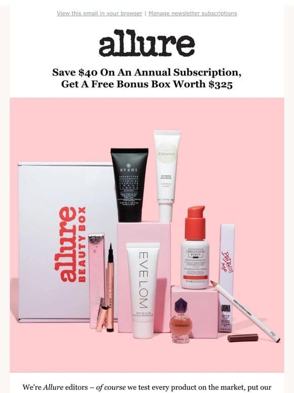Flash Sale: Save $40 and Get A Free Beauty Bundle Worth $325