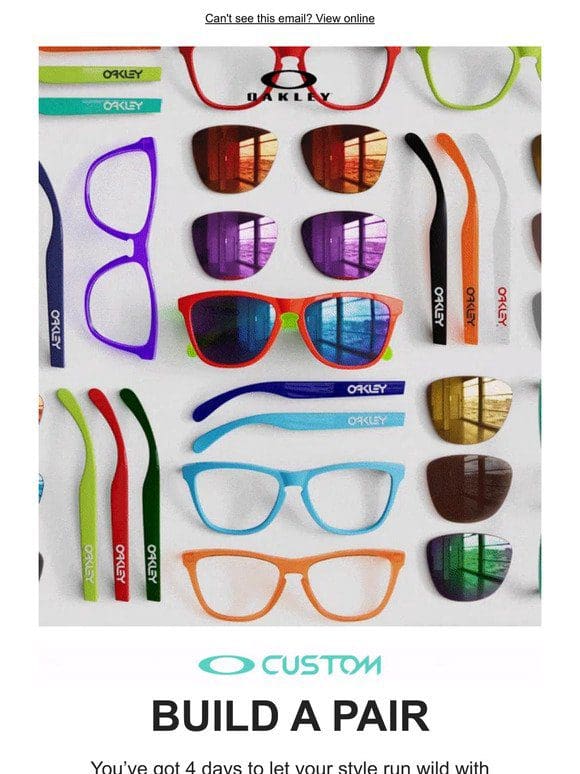 Flash Sale on Custom Eyewear is on