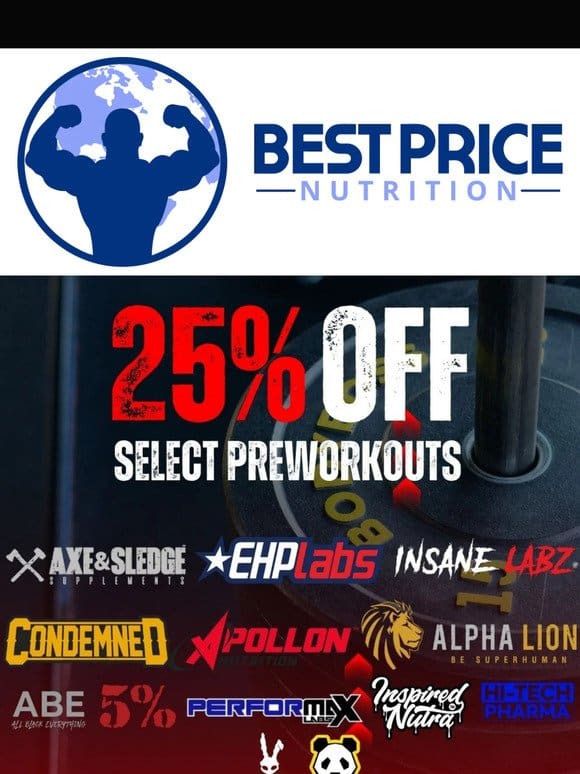 Flex Friday: Grab 25% Off – Because Your Muscles Deserve a Discount Too!