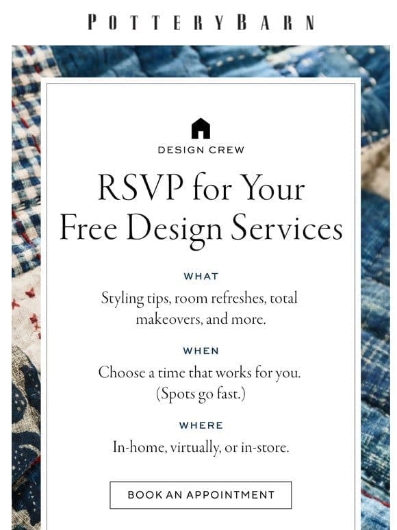 Free 1:1 design services