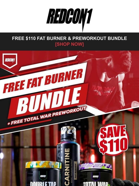 [Free $110] Claim your free fat burner bundle & preworkout