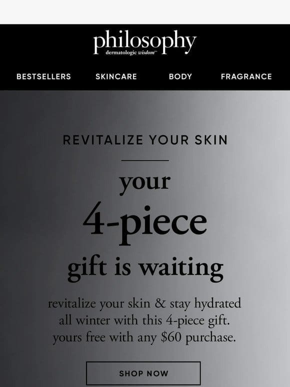 Free 4-piece Skin Revitalizing Gift