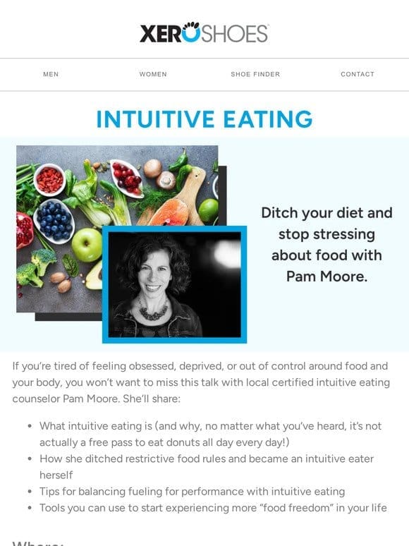 Free Event – Ditch Your Diet and Learn About Food