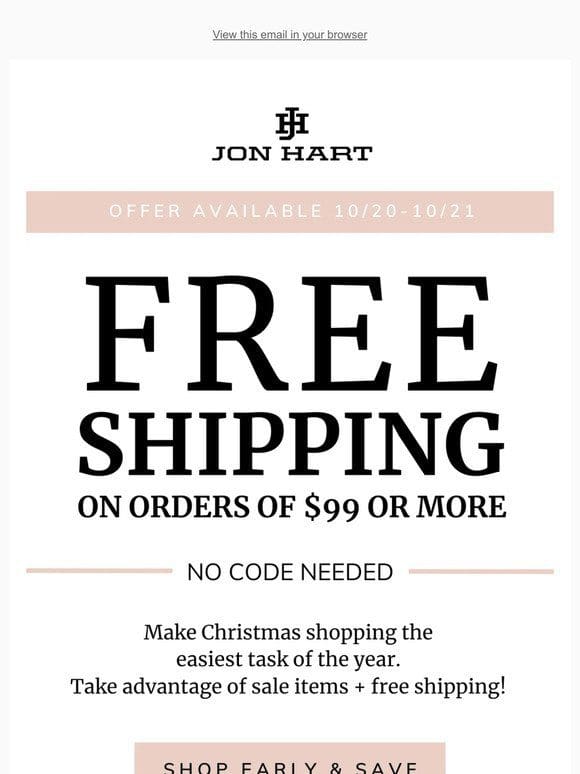 Free Shipping For You!