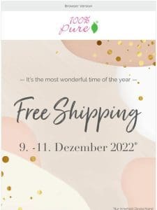 Free Shipping – Versand kostenlos