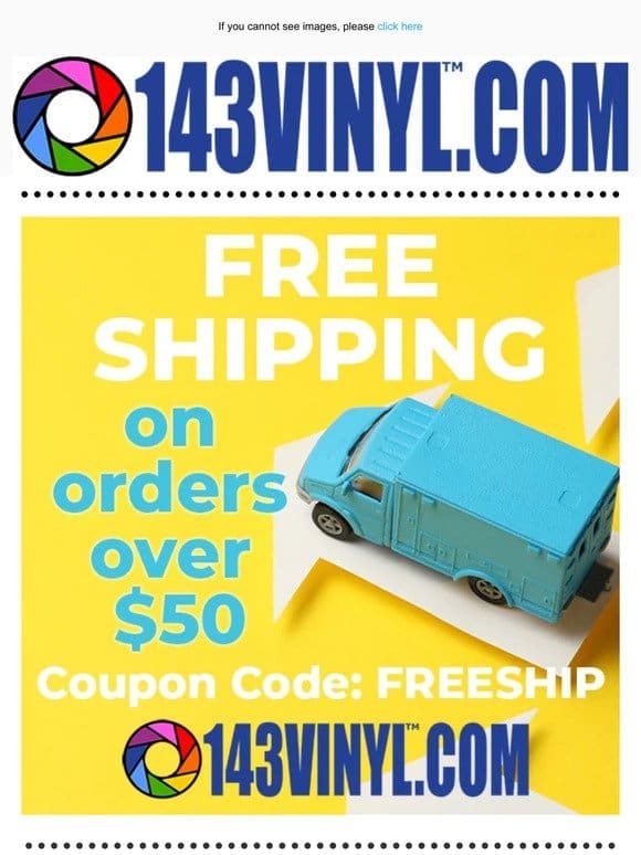 Free Shipping at $50?!