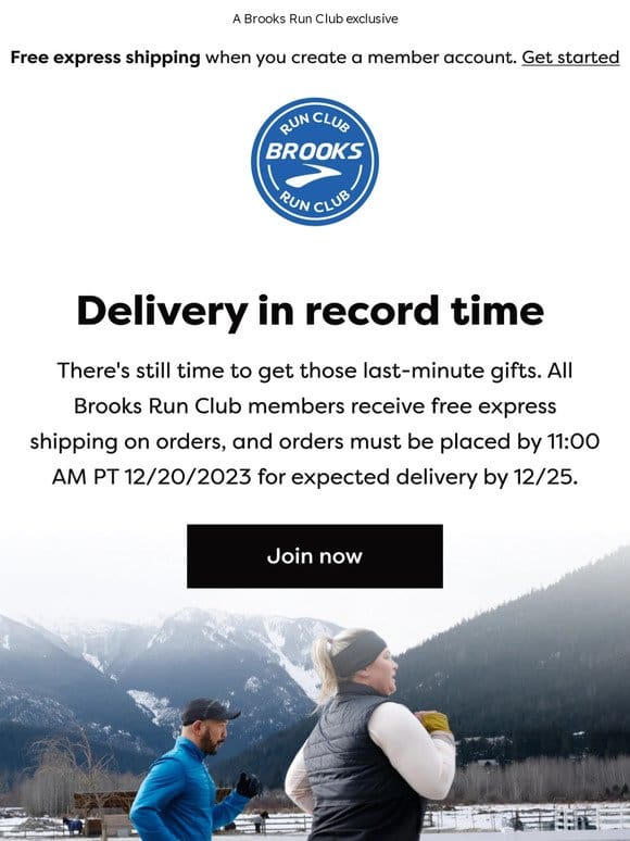 Free express shipping for members