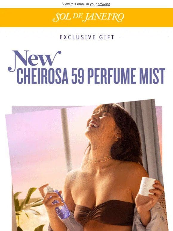 Free gift alert   NEW mood-boosting perfume mist