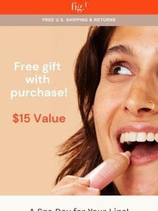 Free gift with purchase!