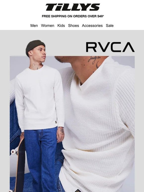 Fresh Arrivals from RVCA and Salty Crew!
