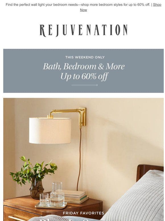 Friday Favorites: Plug-in sconces to complement your bedside